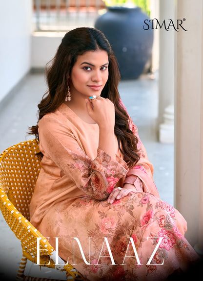Elnaaz Simar Viscose Pant Style Suits Exporter Gujarat