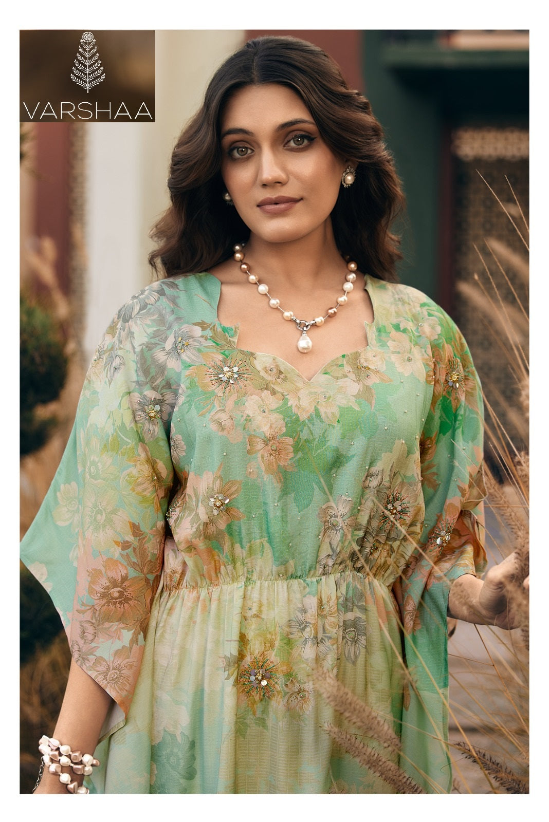 Elon Varshaa Viscose Muslin Pant Style Suits Wholesaler India