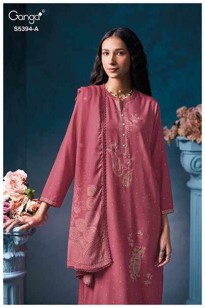 Elvaya S5394 Ganga Wool Pashmina Suits Manufacturer