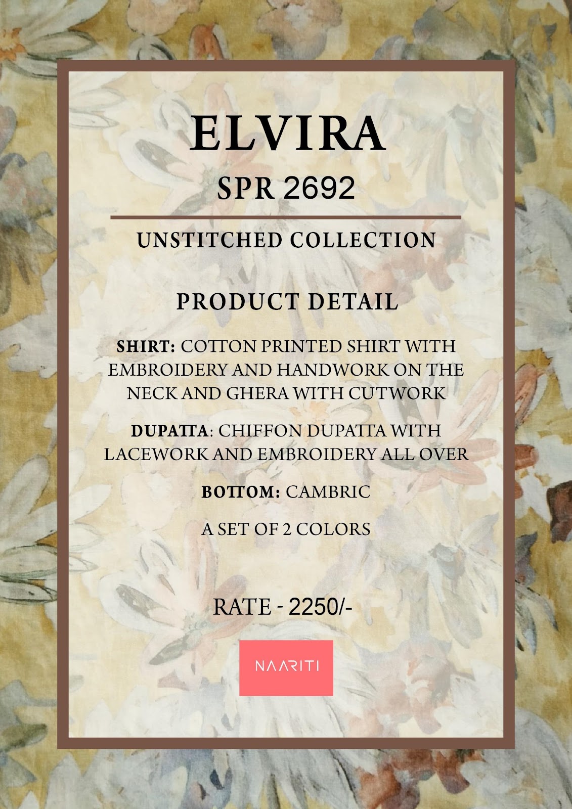 Elvira Naariti Cotton Salwar Suits Supplier Ahmedabad
