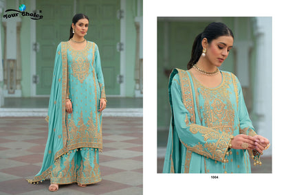 Emaar Your Choice Chinon Pakistani Readymade Suits Exporter Gujarat
