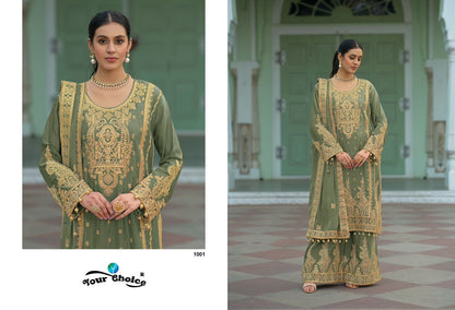 Emaar Your Choice Chinon Pakistani Readymade Suits Exporter Gujarat