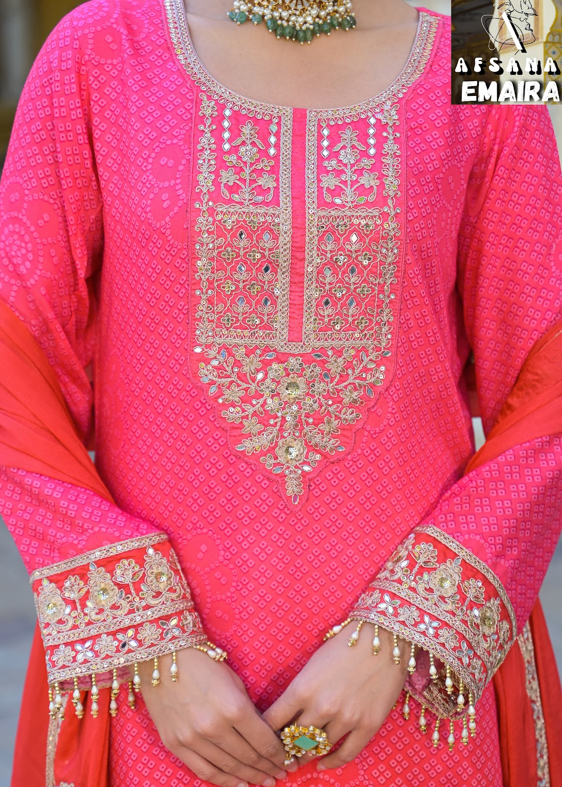 Emaira Afsana Viscose Readymade Plazzo Style Suits Wholesale