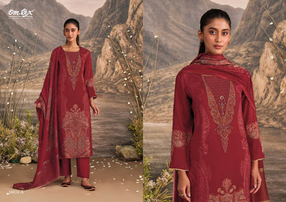Ember Omtex Muslin Silk Pant Style Suits Supplier Ahmedabad