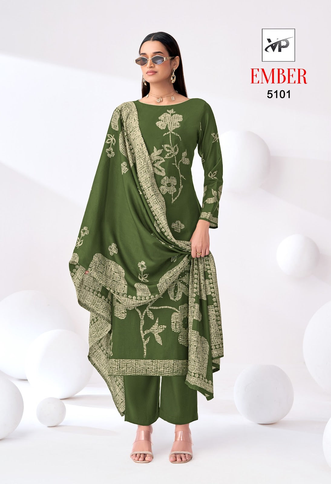 Ember Vp Brand Muslin Karachi Salwar Suits Wholesaler