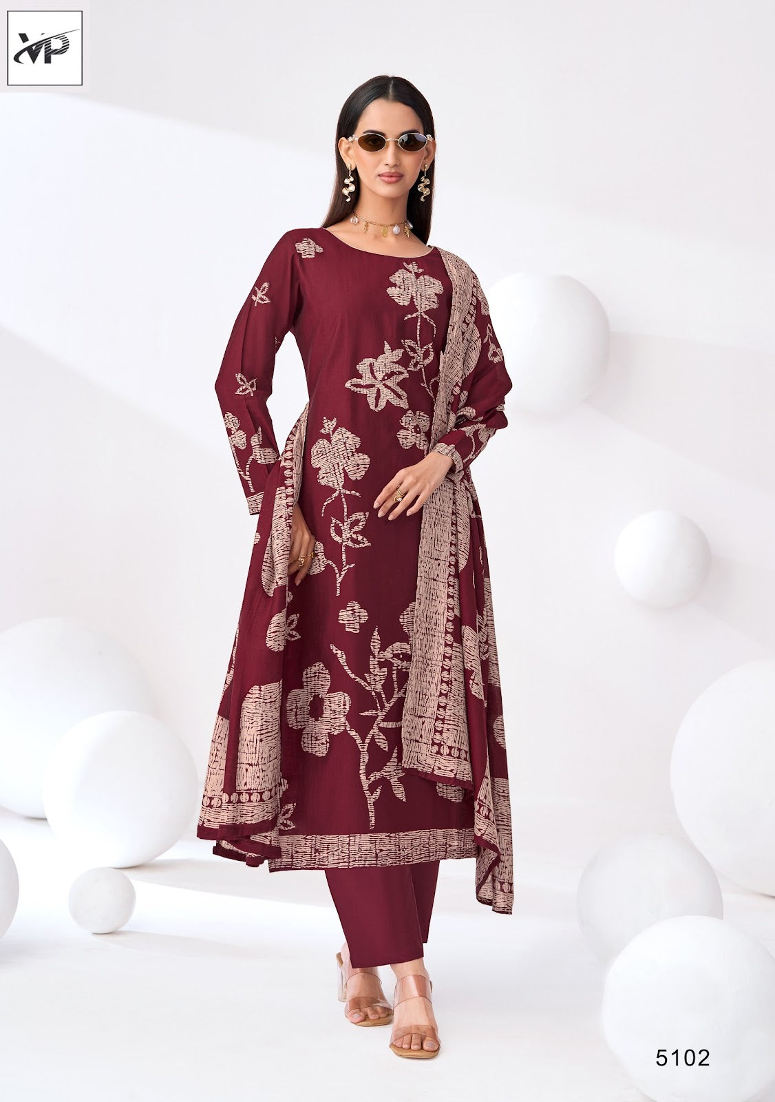 Ember Vp Brand Muslin Karachi Salwar Suits Wholesaler