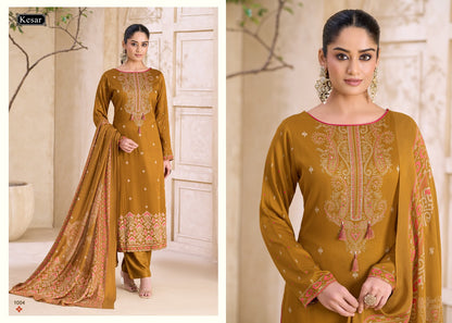 Emberly 4 Kesar Gaji Satin Karachi Salwar Suits Wholesale Price