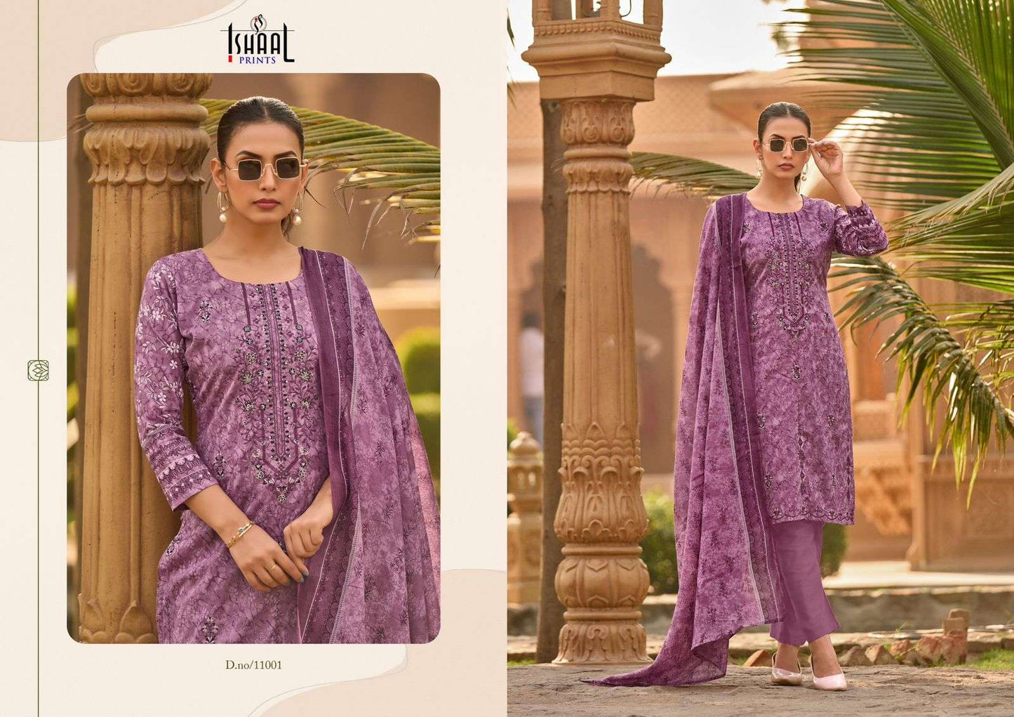 Embroidered Vol 11 Ishaal Prints Lawn Karachi Salwar Suits Supplier India