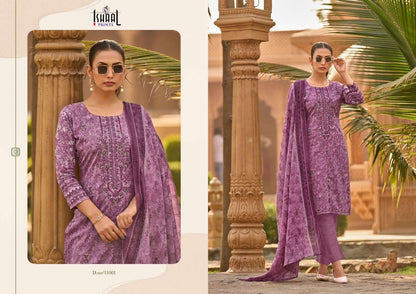 Embroidered Vol 11 Ishaal Prints Lawn Karachi Salwar Suits Supplier India