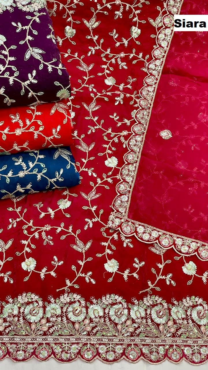 embroidery work 03 siara salwar suits wholesale price