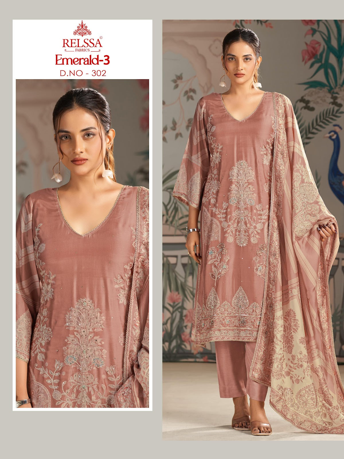 Emerald 3 Relssa Fabrics Pant Style Suits Manufacturer