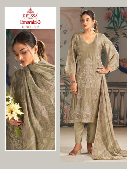 Emerald 3 Relssa Fabrics Pant Style Suits Manufacturer