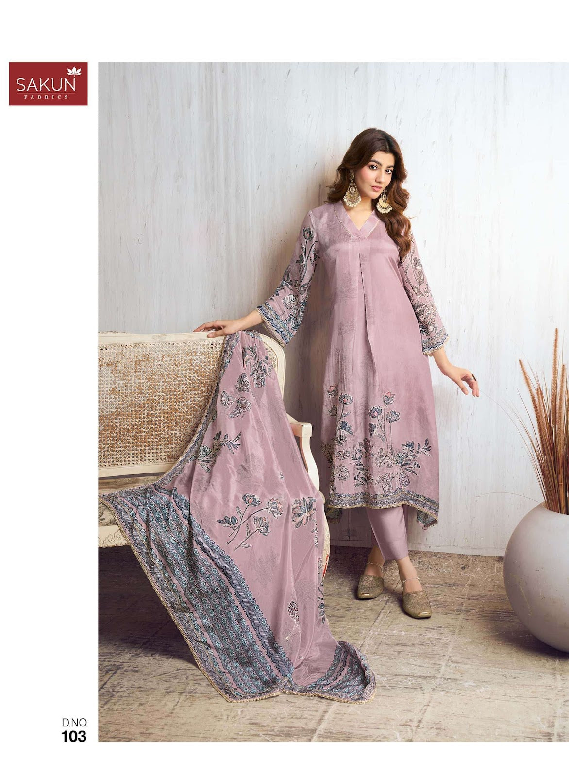 Emerald Sakun Silk Pant Style Suits Manufacturer Gujarat