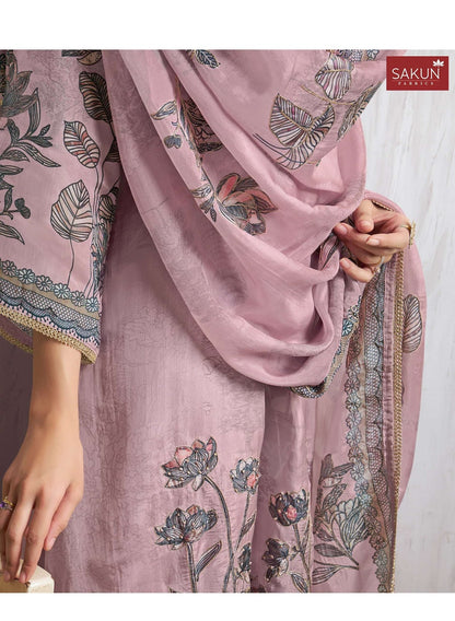 Emerald Sakun Silk Pant Style Suits Manufacturer Gujarat
