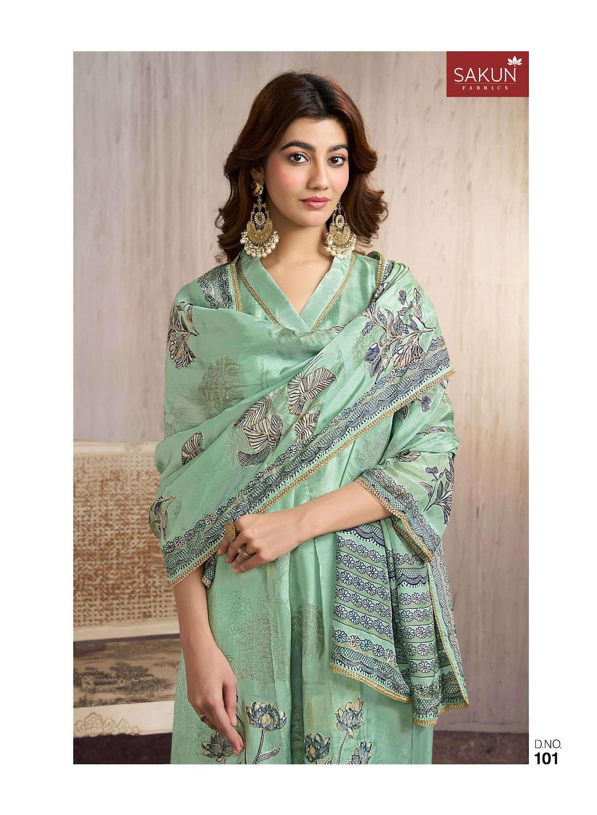 Emerald Sakun Silk Pant Style Suits Manufacturer Gujarat
