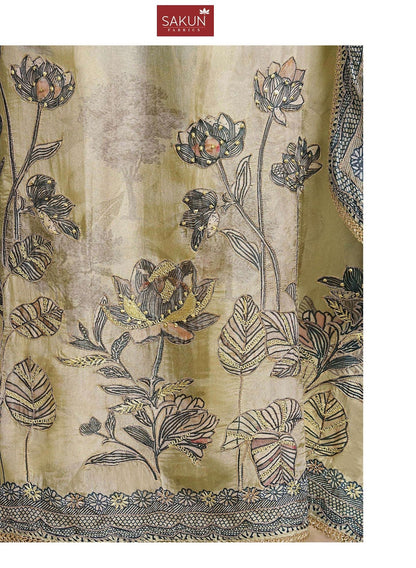 Emerald Sakun Silk Pant Style Suits Manufacturer Gujarat