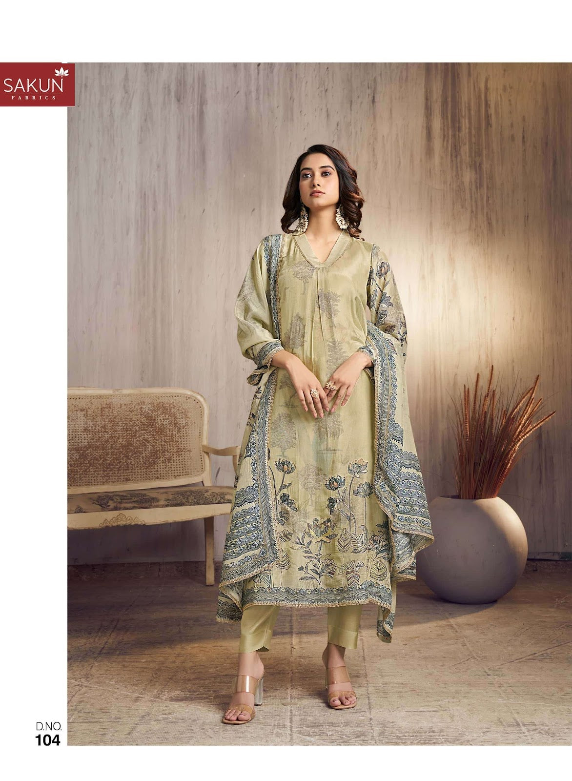 Emerald Sakun Silk Pant Style Suits Manufacturer Gujarat
