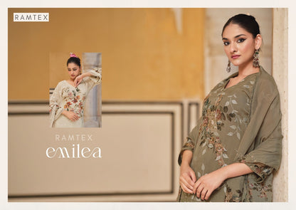 Emilea Ramtex Organza Pant Style Suits Wholesale
