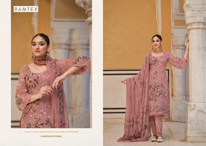 Emilea Ramtex Organza Pant Style Suits Wholesale