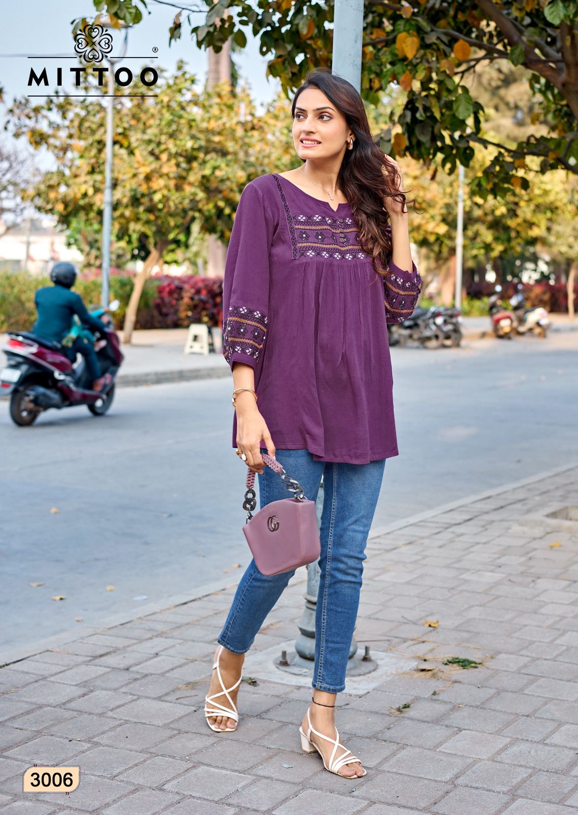Emlee Mittoo Rayon Fancy Tops Wholesale Price