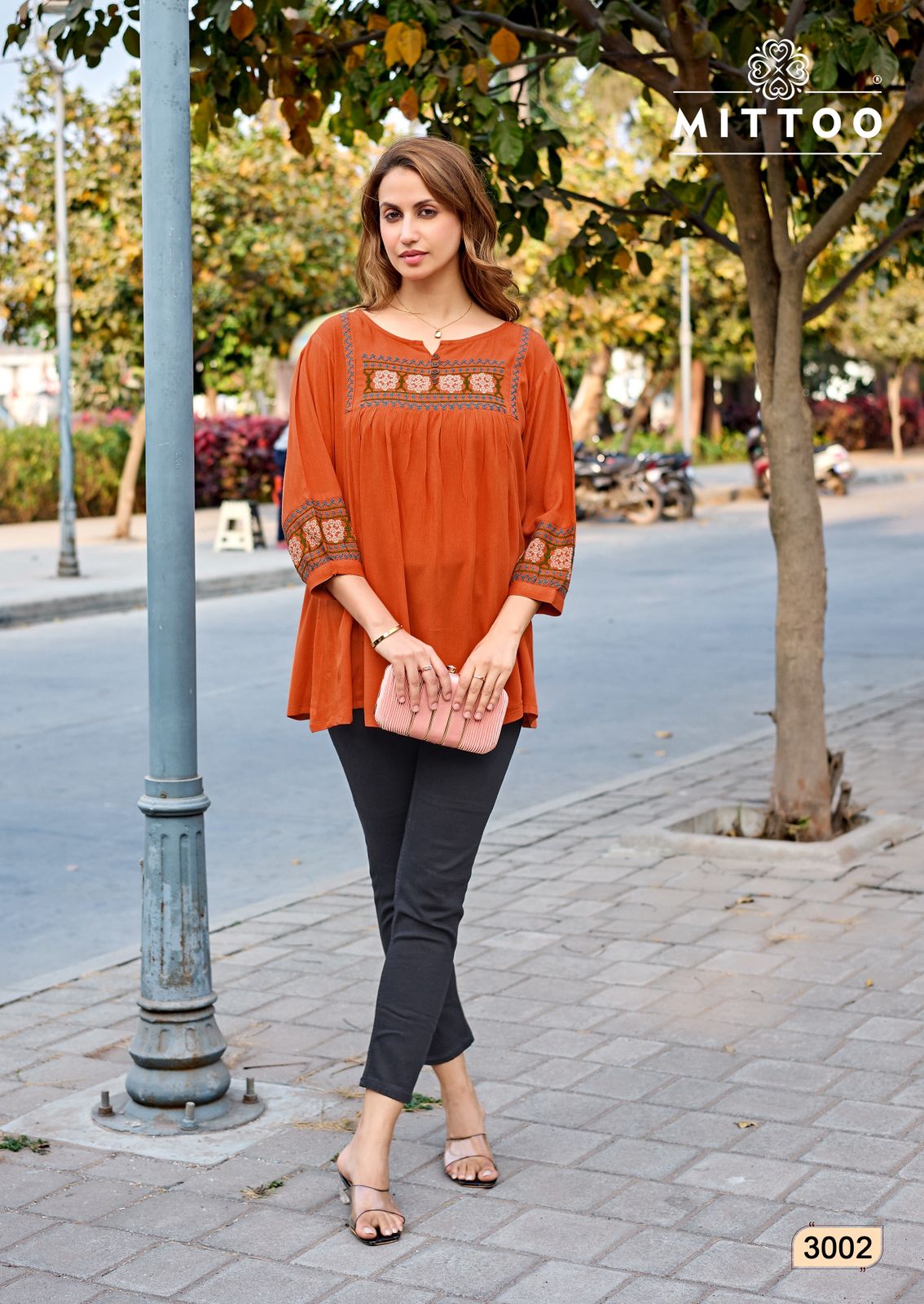 Emlee Mittoo Rayon Fancy Tops Wholesale Price