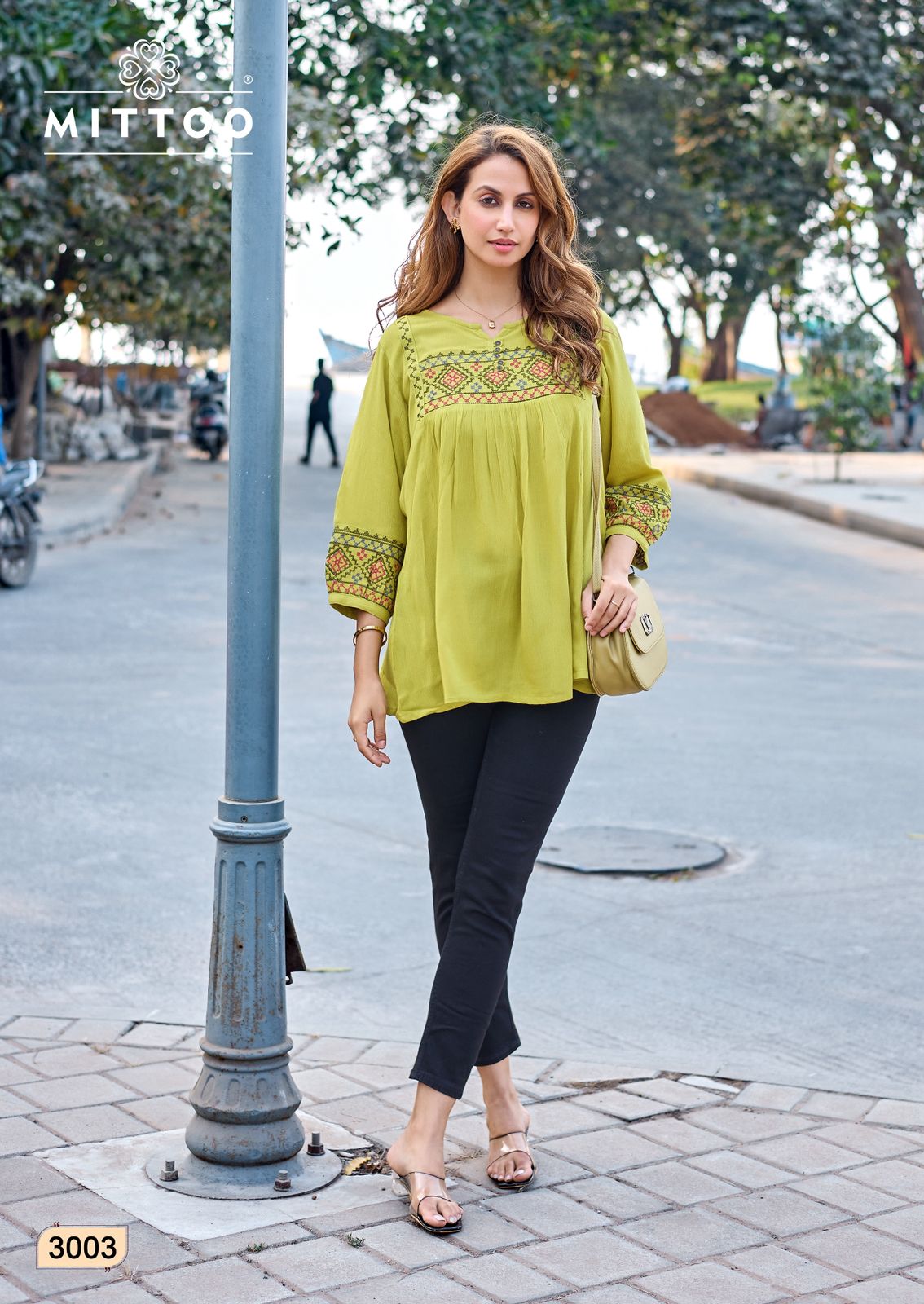 Emlee Mittoo Rayon Fancy Tops Wholesale Price