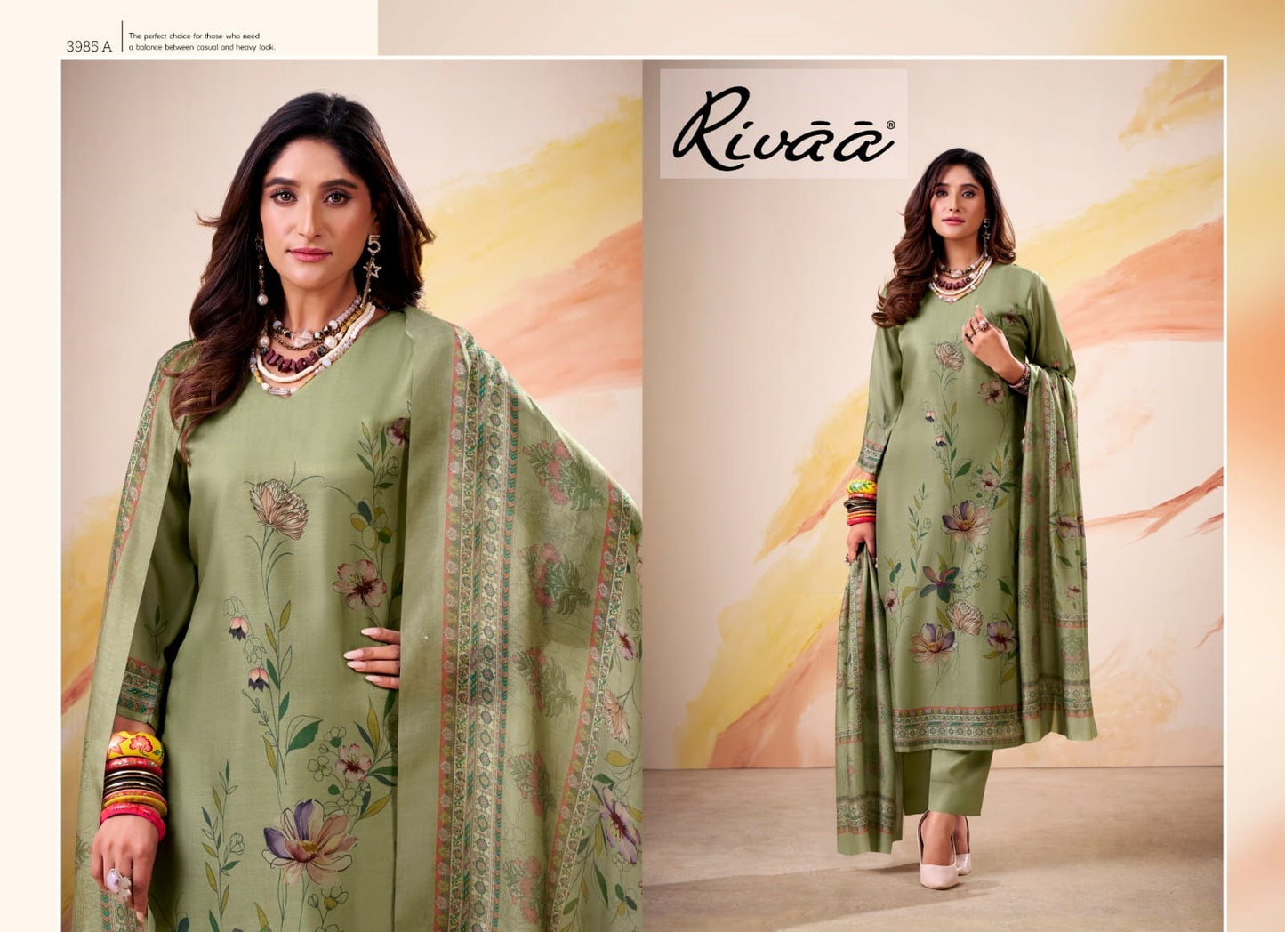 Ena Rivaa Pashmina Suits Exporter Gujarat