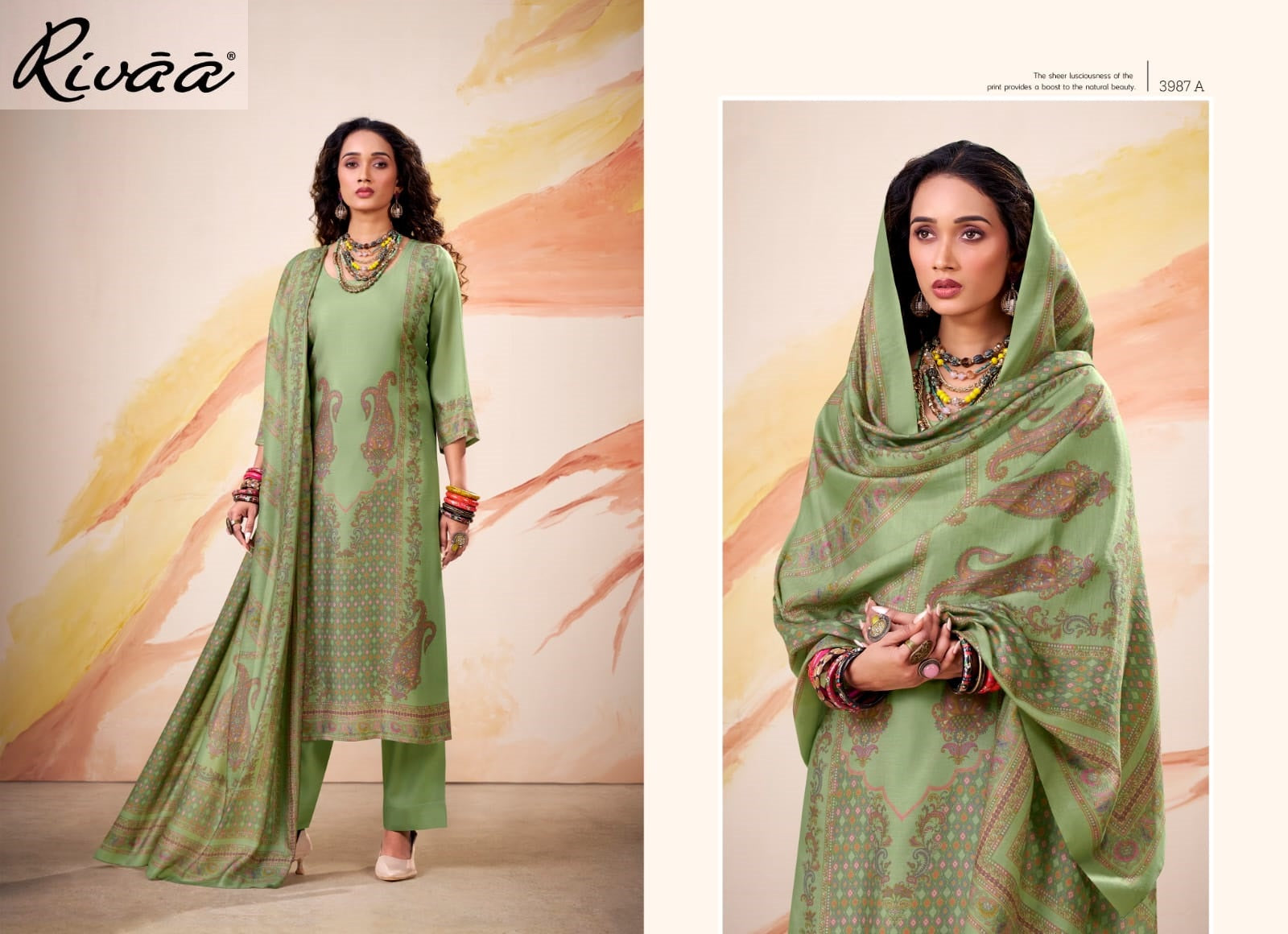 Ena Rivaa Pashmina Suits Exporter Gujarat