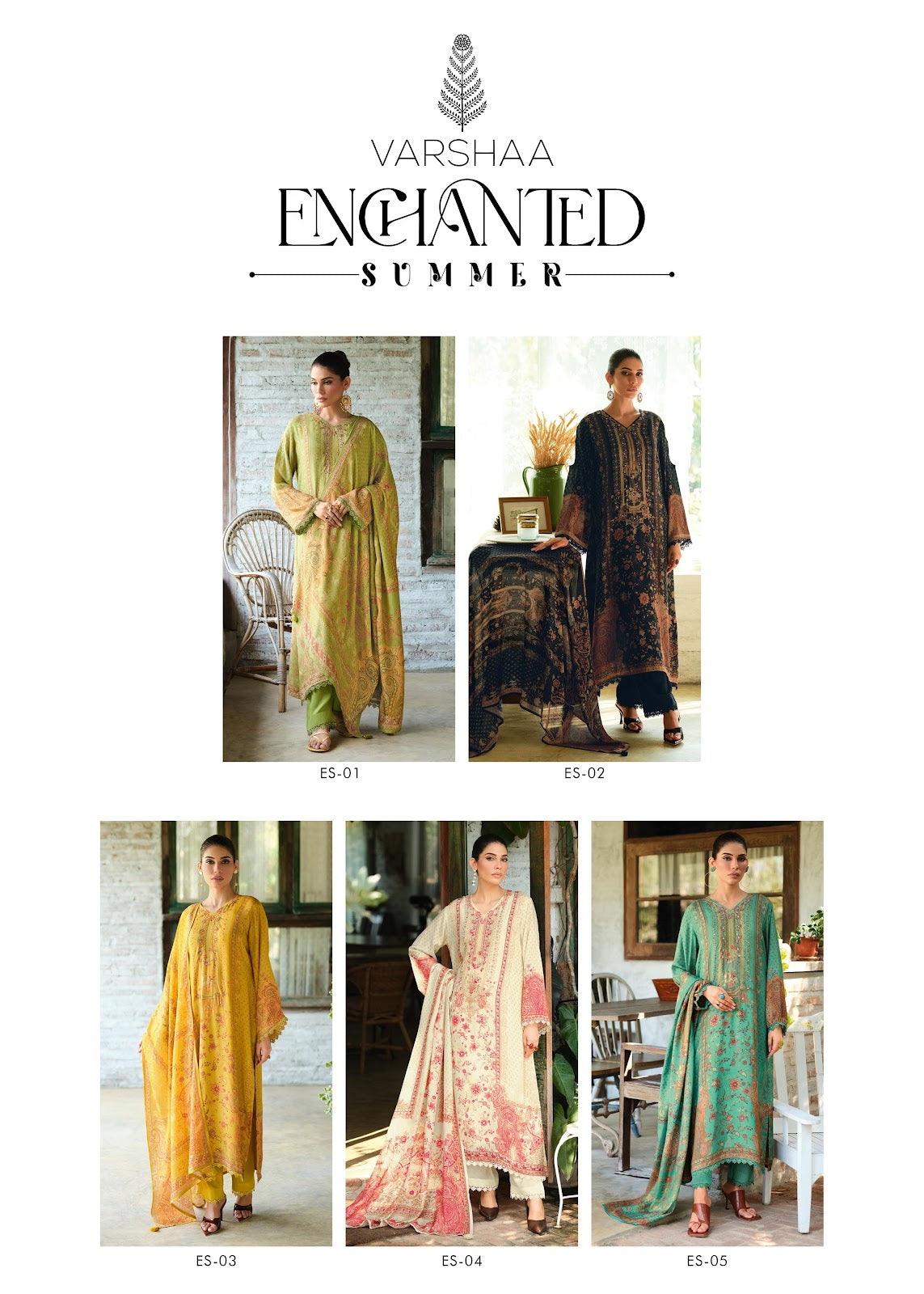 Enchanted Summer Varshaa Cotton Pant Style Suits Manufacturer Ahmedabad