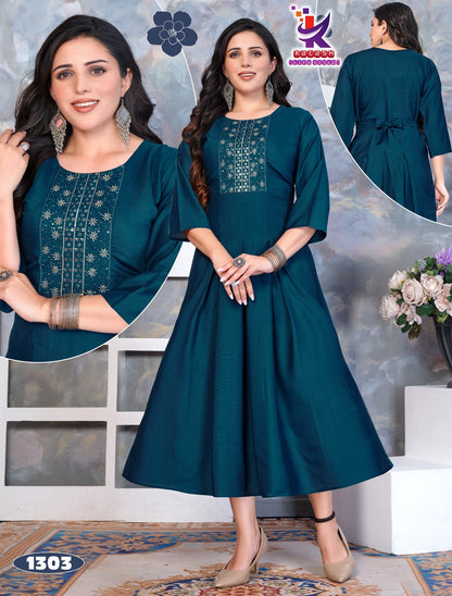 Endless Charm Mlm Kalash Lifestyle Anarkali Kurtis Exporter Gujarat