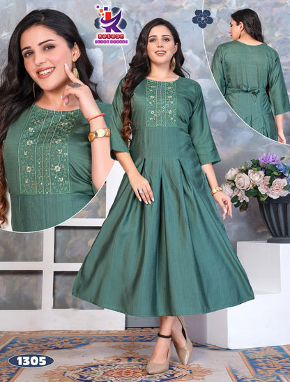 Endless Charm Mlm Kalash Lifestyle Anarkali Kurtis Exporter Gujarat