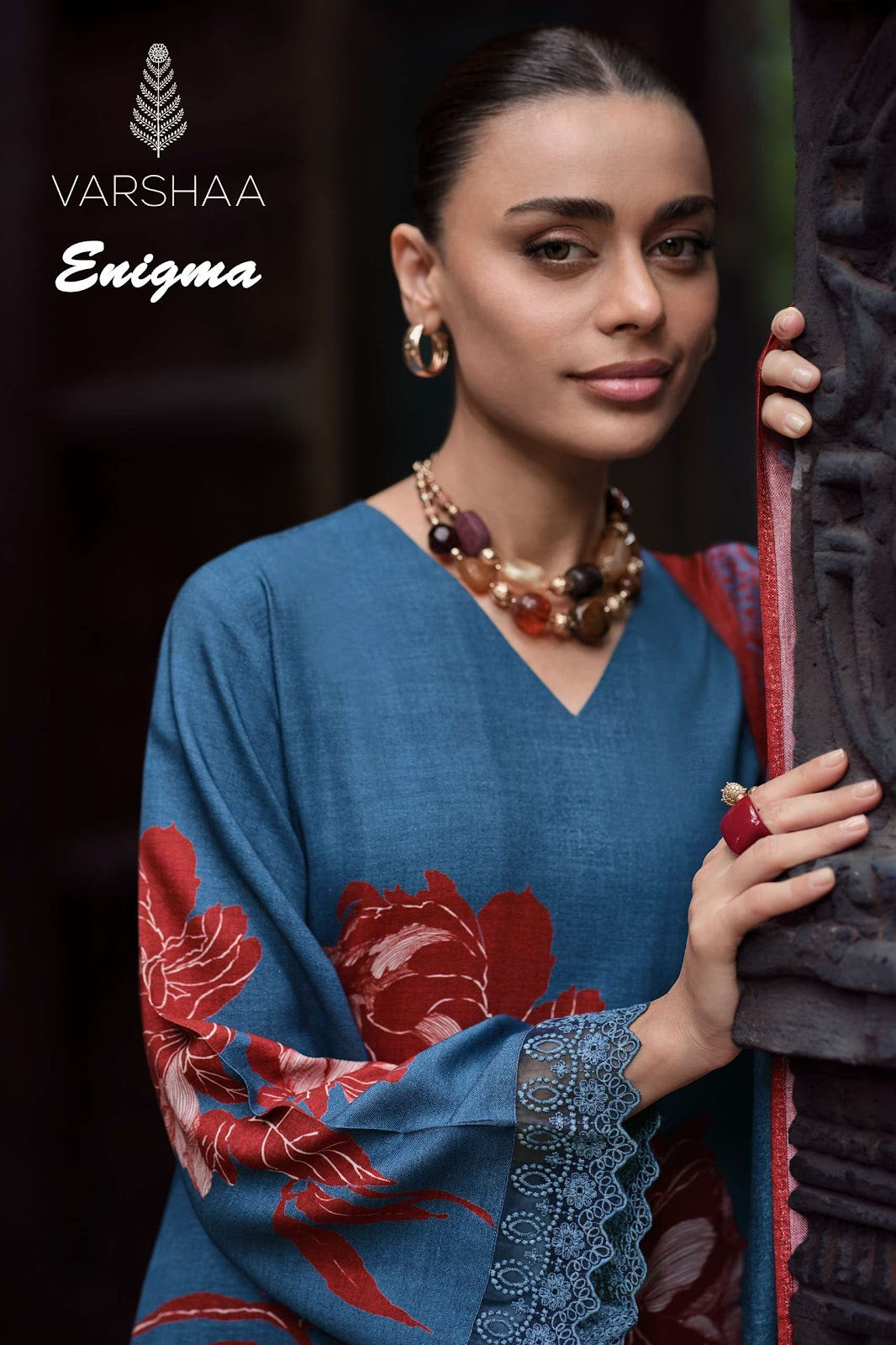 Enigma Varshaa Viscose Pashmina Suits Wholesale Rate