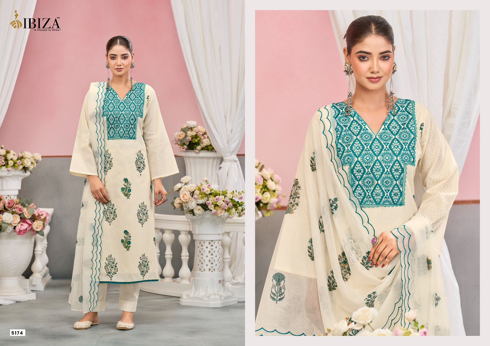 Enroot Ibiza Cotton Pant Style Suits Wholesale Rate