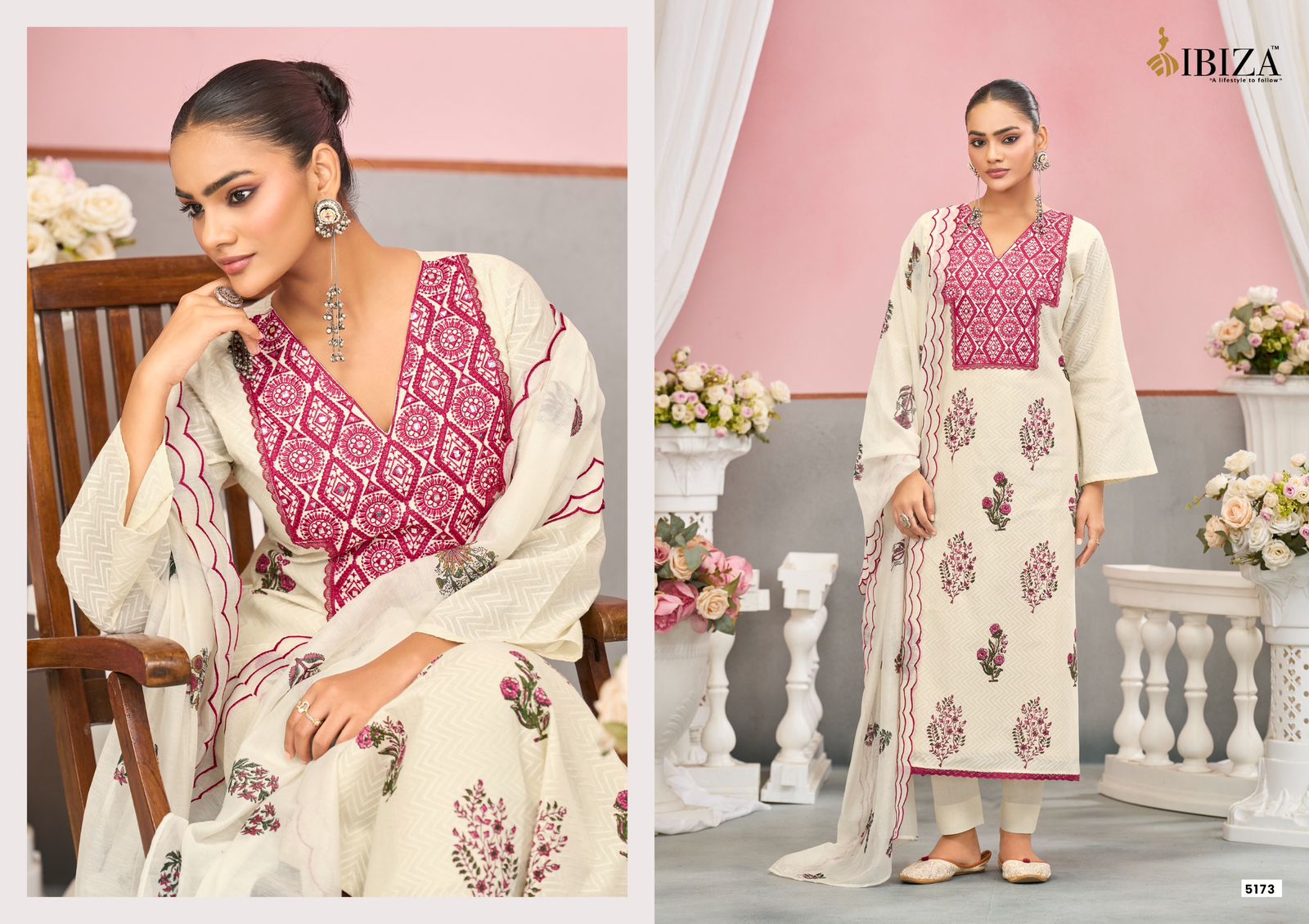 Enroot Ibiza Cotton Pant Style Suits Wholesale Rate