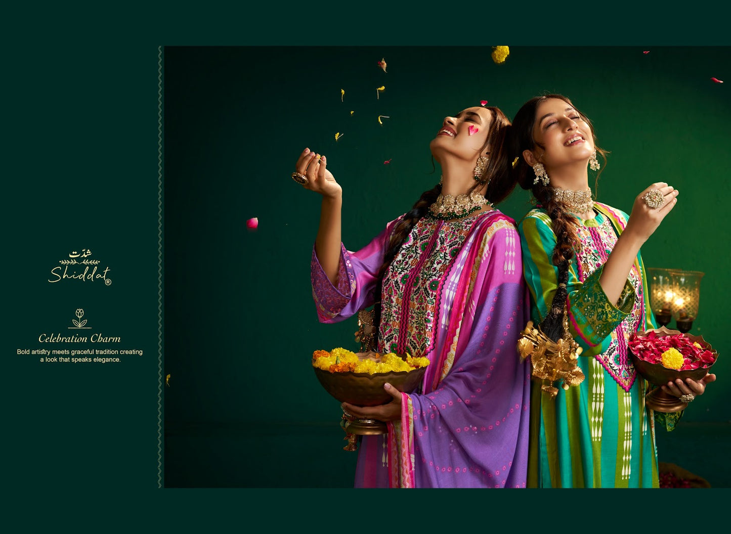 Enzo 301 Shiddat Viscose Muslin Plazzo Style Suits Supplier India