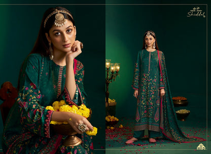 Enzo 501 Shiddat Viscose Muslin Plazzo Style Suits Exporter Ahmedabad