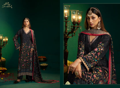 Enzo 501 Shiddat Viscose Muslin Plazzo Style Suits Exporter Ahmedabad
