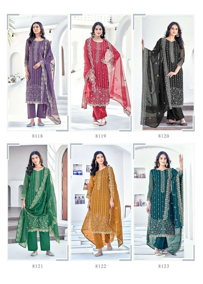 Eraya Bela Fashion Organza Pant Style Suits Wholesaler Ahmedabad