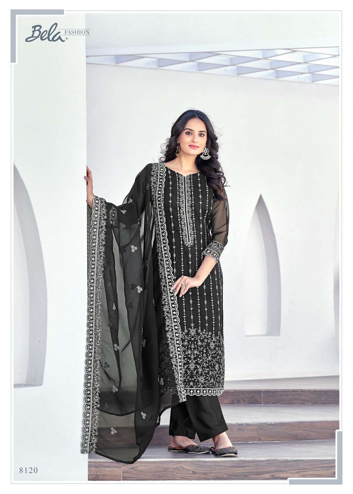 Eraya Bela Fashion Organza Pant Style Suits Wholesaler Ahmedabad