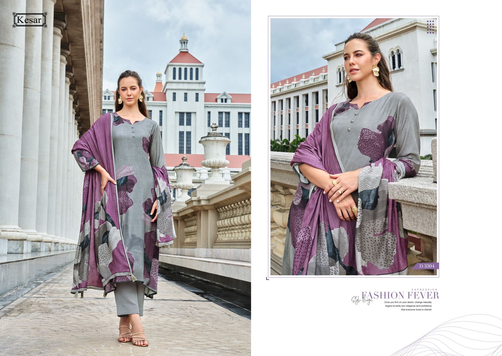 Eraya Kesar Viscose Pashmina Suits Manufacturer Ahmedabad