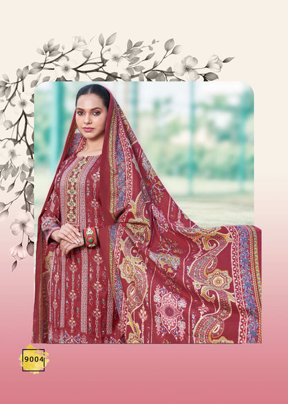 Eraya Roli Moli Pashmina Suits Supplier
