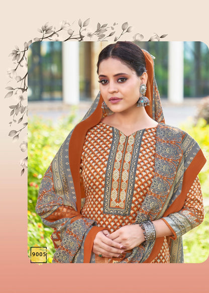 Eraya Roli Moli Pashmina Suits Supplier