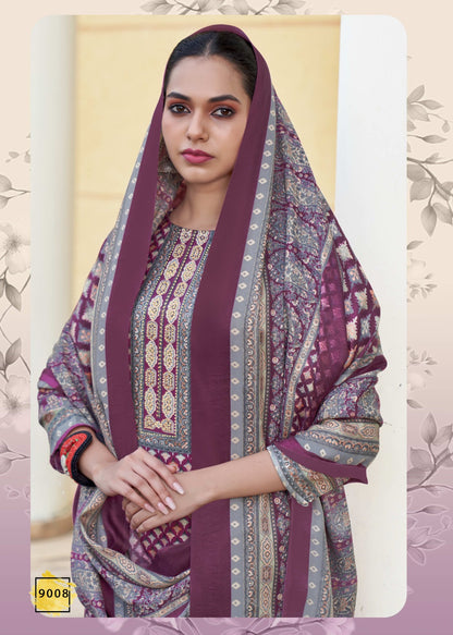 Eraya Roli Moli Pashmina Suits Supplier
