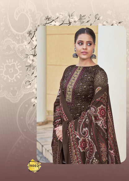 Eraya Roli Moli Pashmina Suits Supplier