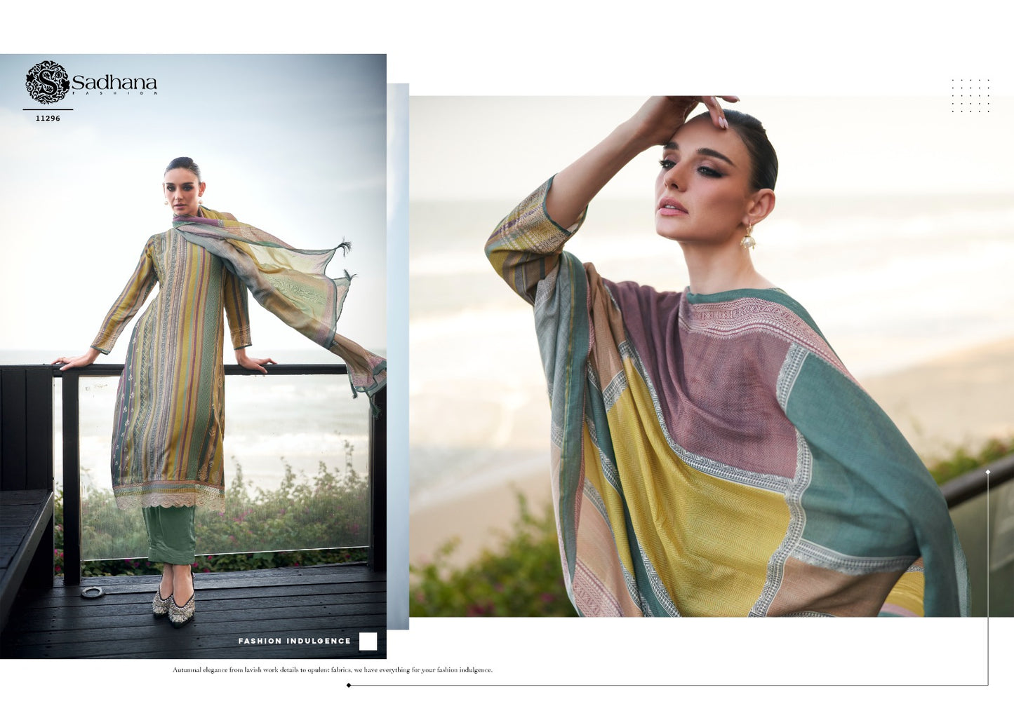 Erika Sadhana Muslin Silk Pant Style Suits Wholesaler Ahmedabad