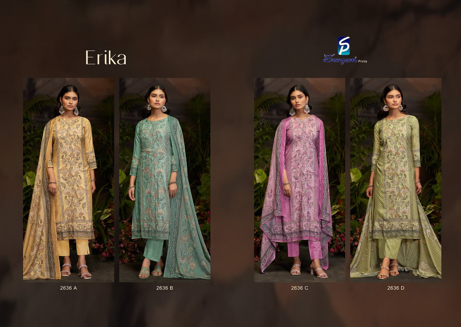 Erika Sargam Prints Muslin Pant Style Suits Manufacturer Gujarat