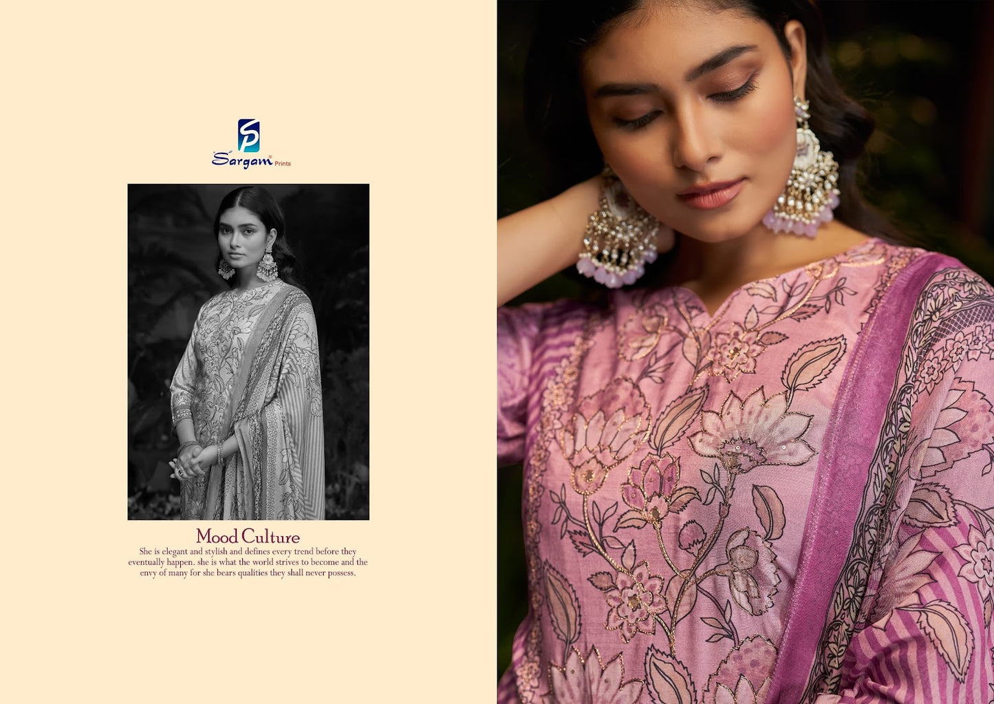 Erika Sargam Prints Muslin Pant Style Suits Manufacturer Gujarat