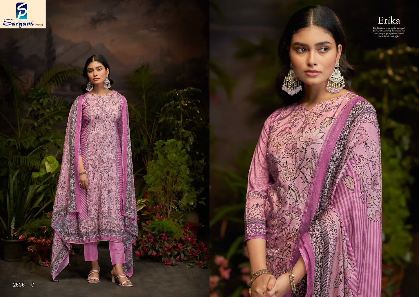 Erika Sargam Prints Muslin Pant Style Suits Manufacturer Gujarat