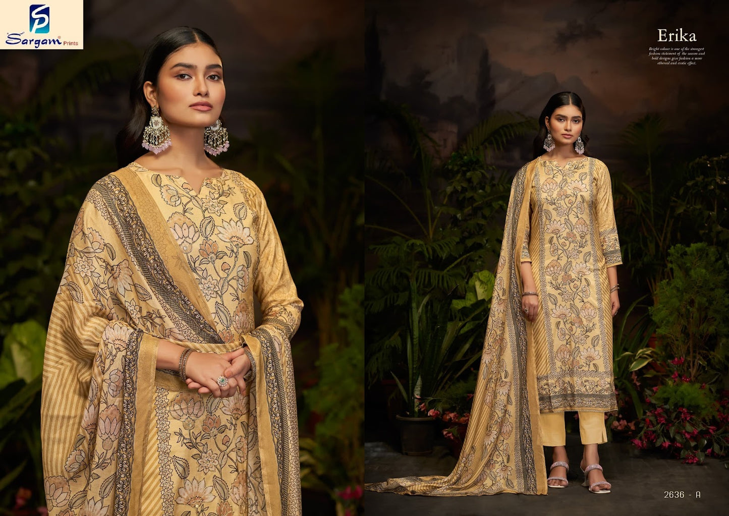 Erika Sargam Prints Muslin Pant Style Suits Manufacturer Gujarat