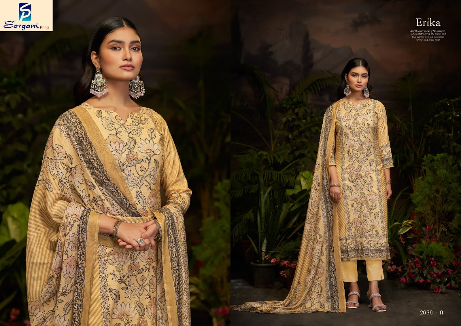 Erika Sargam Prints Muslin Pant Style Suits Manufacturer Gujarat